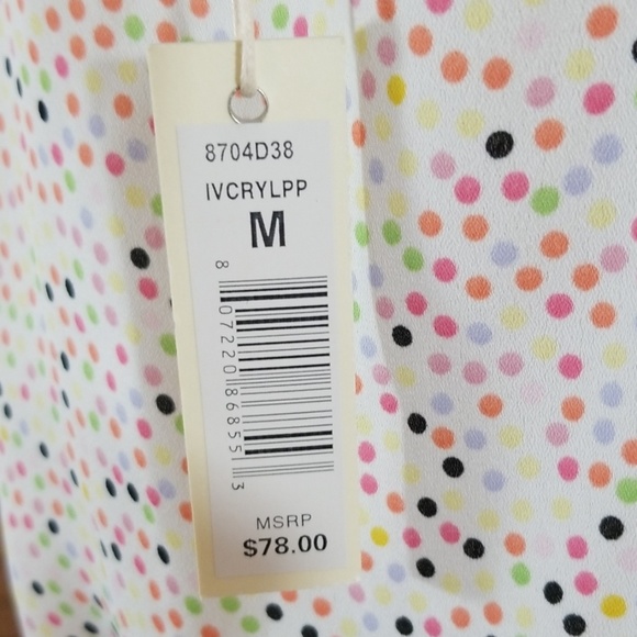 Max Studio Sprinkle Wrap Blouse - Picture 6 of 7